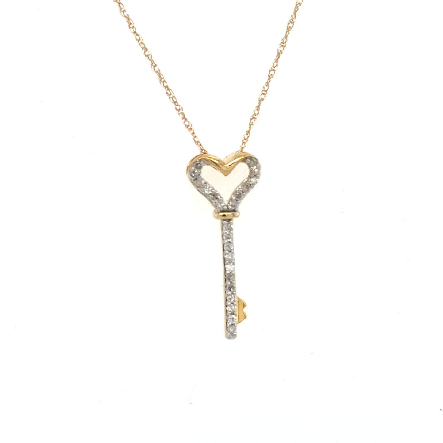 Diamond Pendant Set