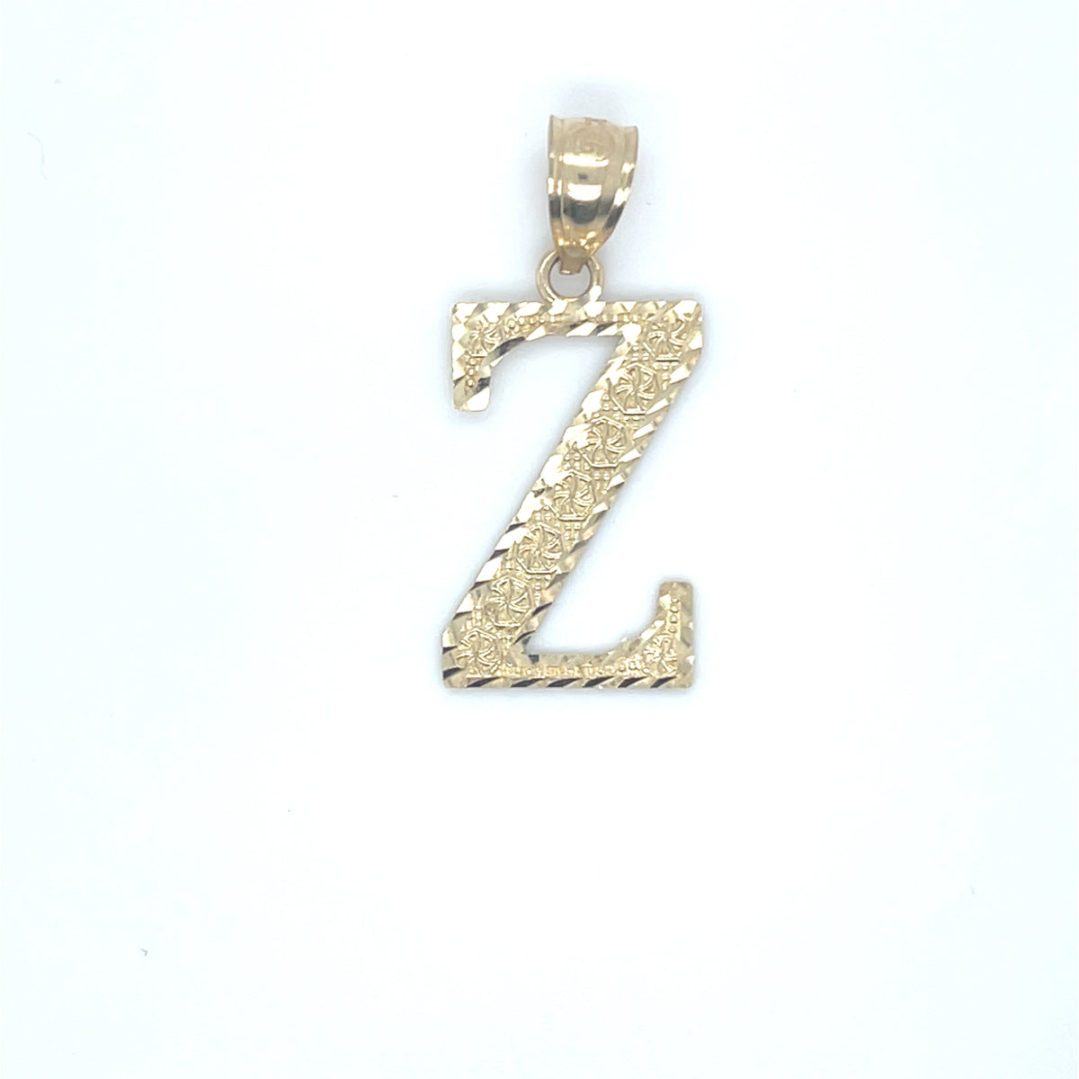 10K Yellow Gold Initial Charm