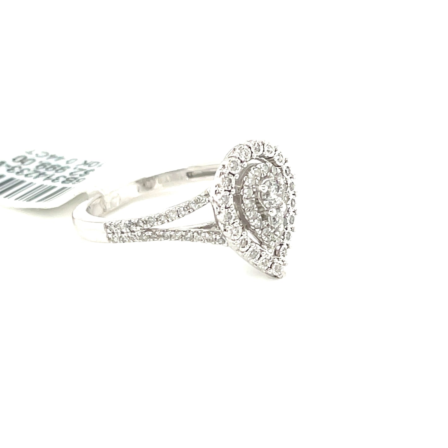 10K White Gold 0.44ct Diamond Ladies Ring Si1, GH
