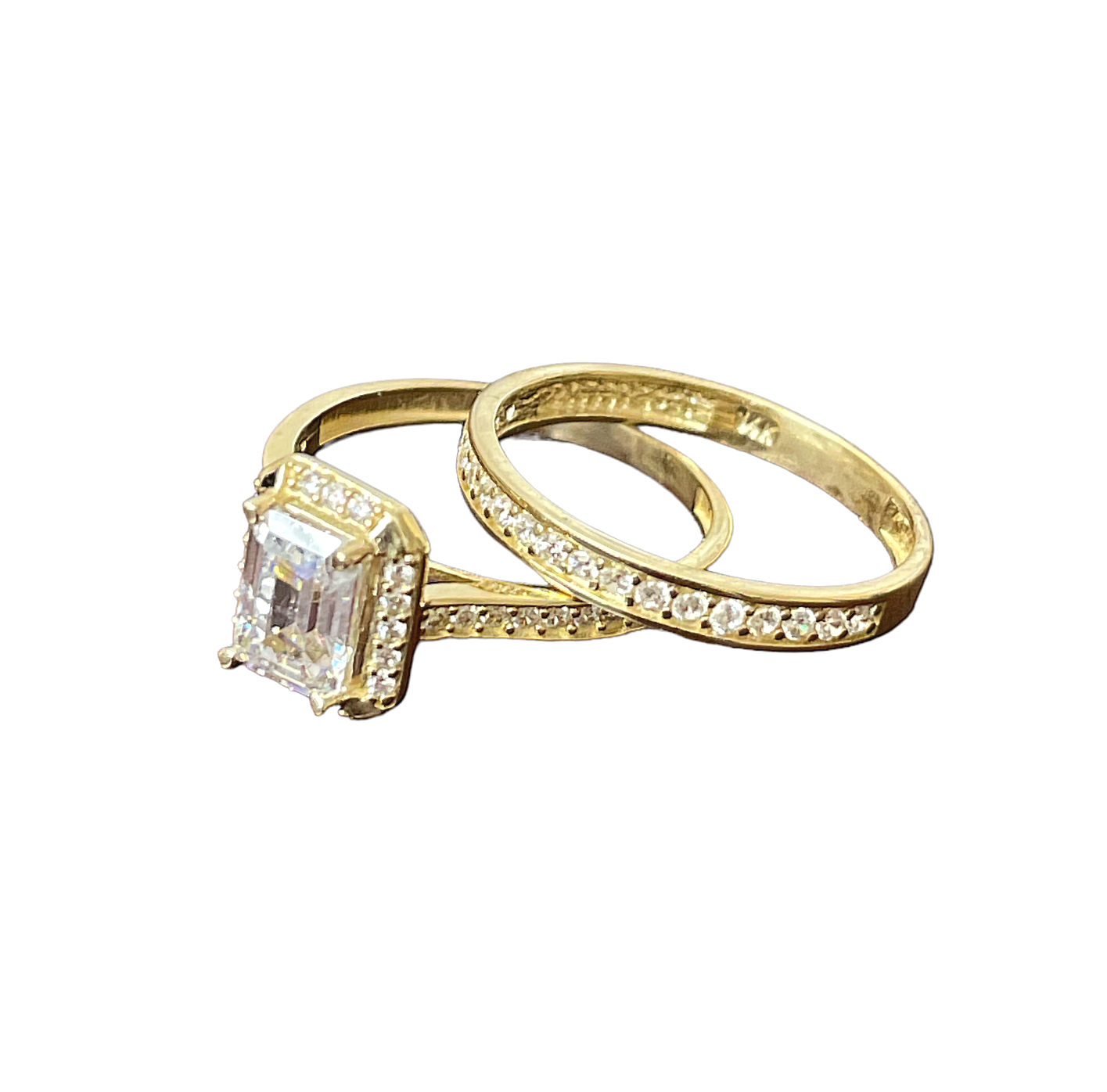 14K Gold Bridal Set