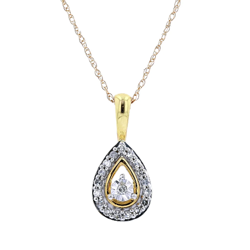 Diamond Pendant Set