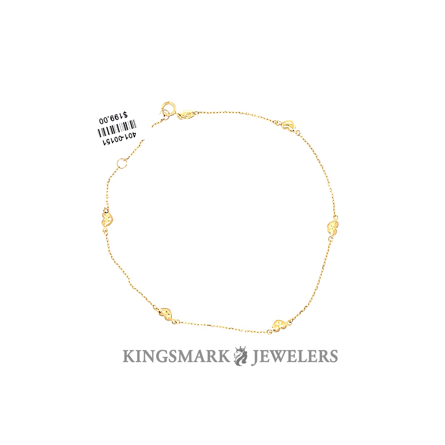 10K Gold Anklet