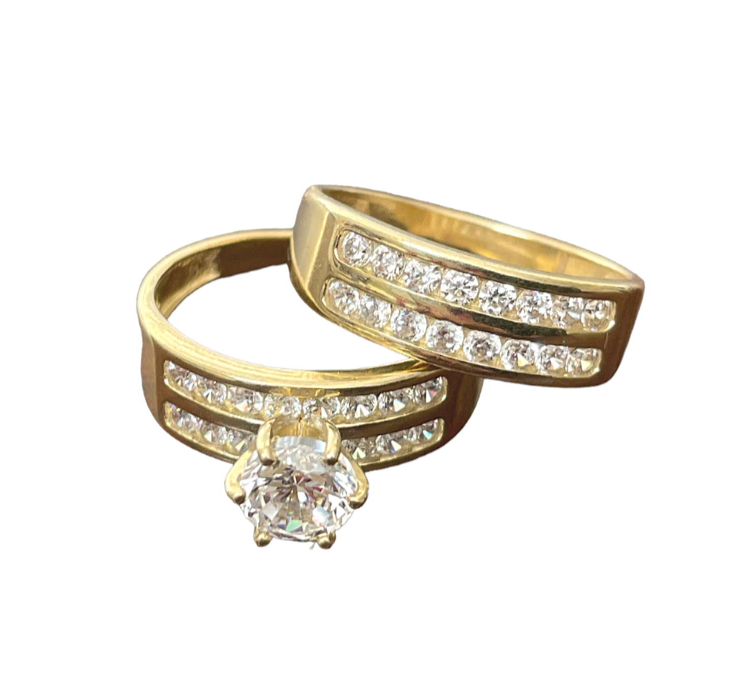 14K Gold Bridal Set