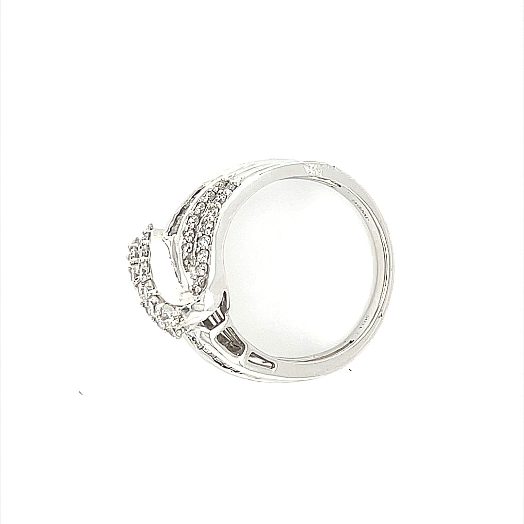 10K White .Gold 1.00ct Diamond