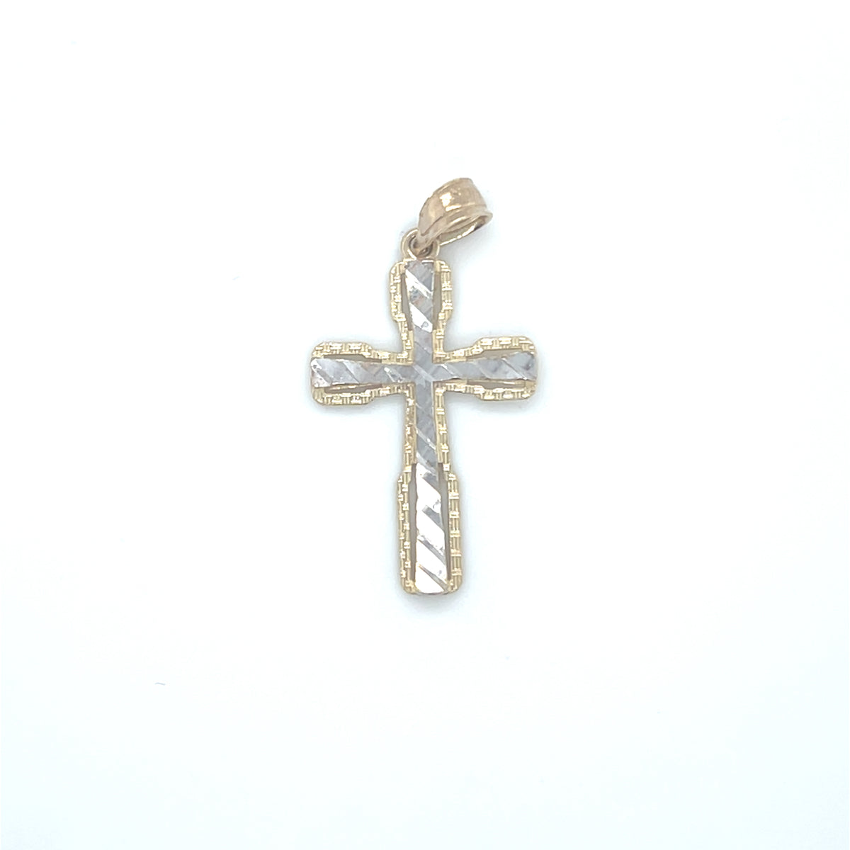 10K Yellow Gold Charm 2-Tone C
