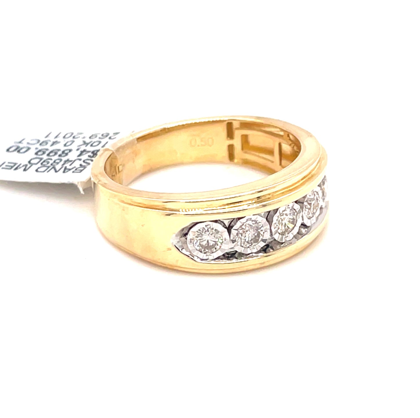Diamond Wedding Bands - Men'