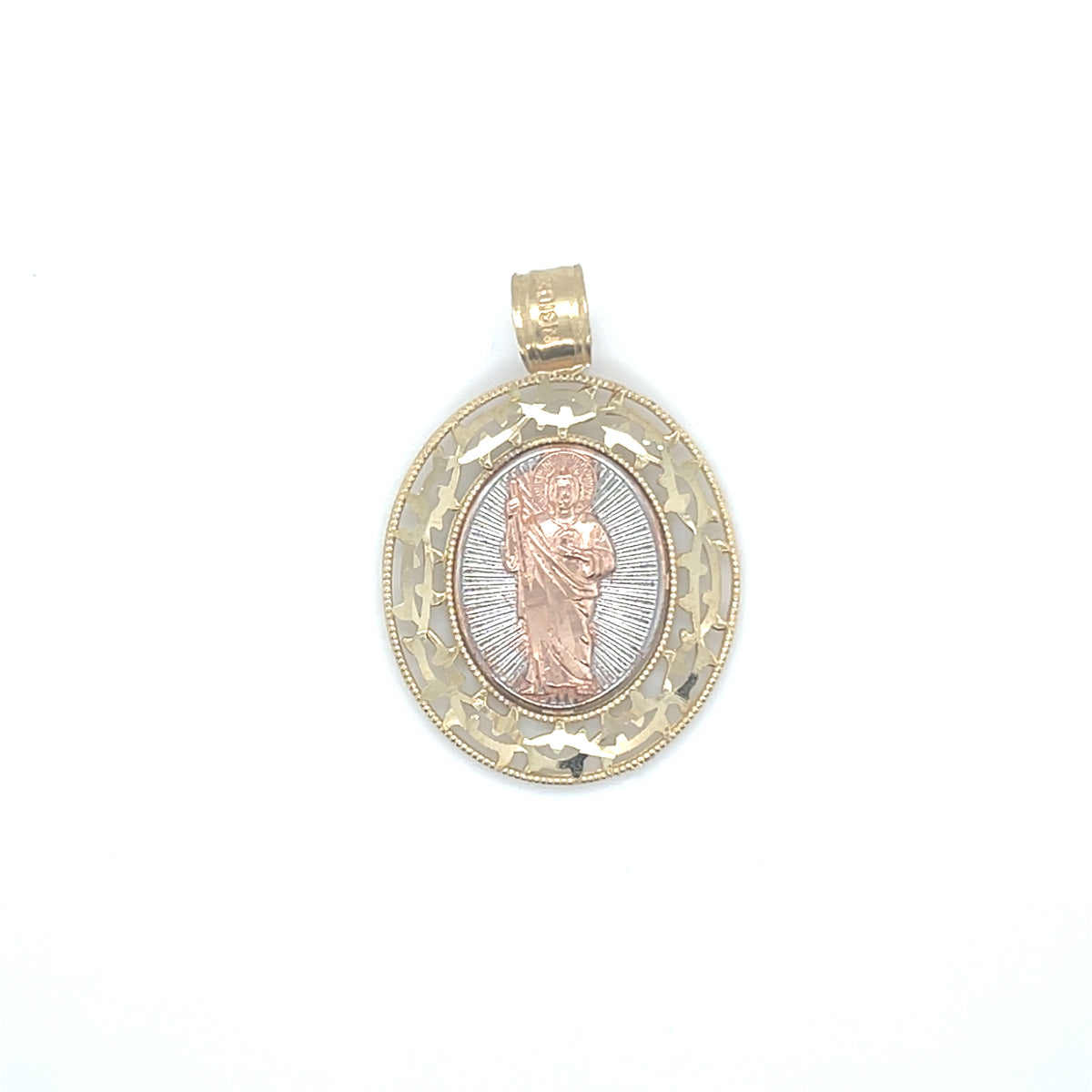 10K Yellow Gold 3-Tone Charm S