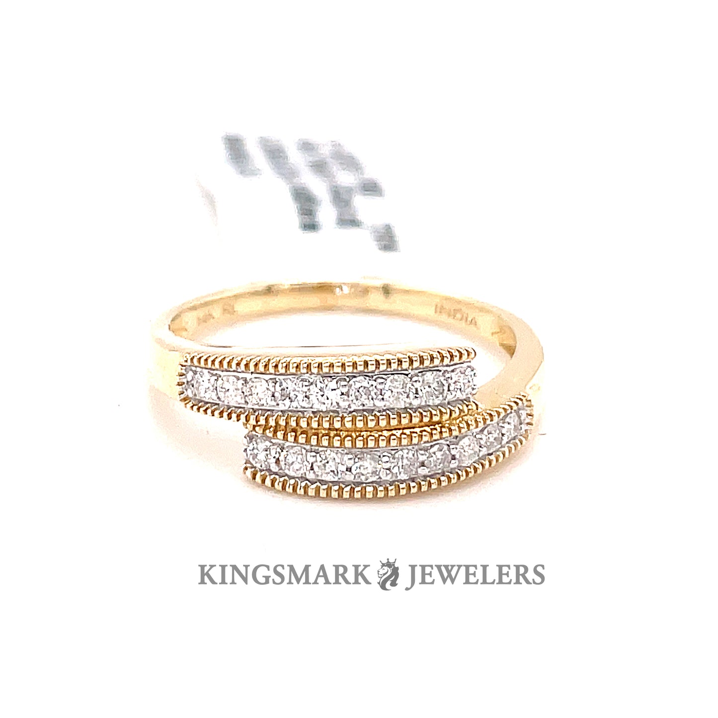 14K Yellow Gold 0.25ct DIA Ladies Band J/I