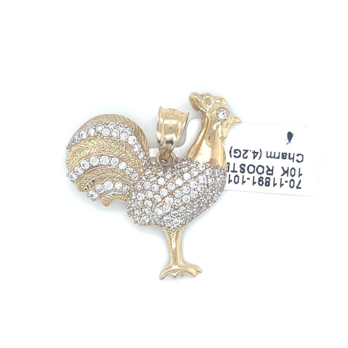 10K ROOSTER Charm (4.2G)