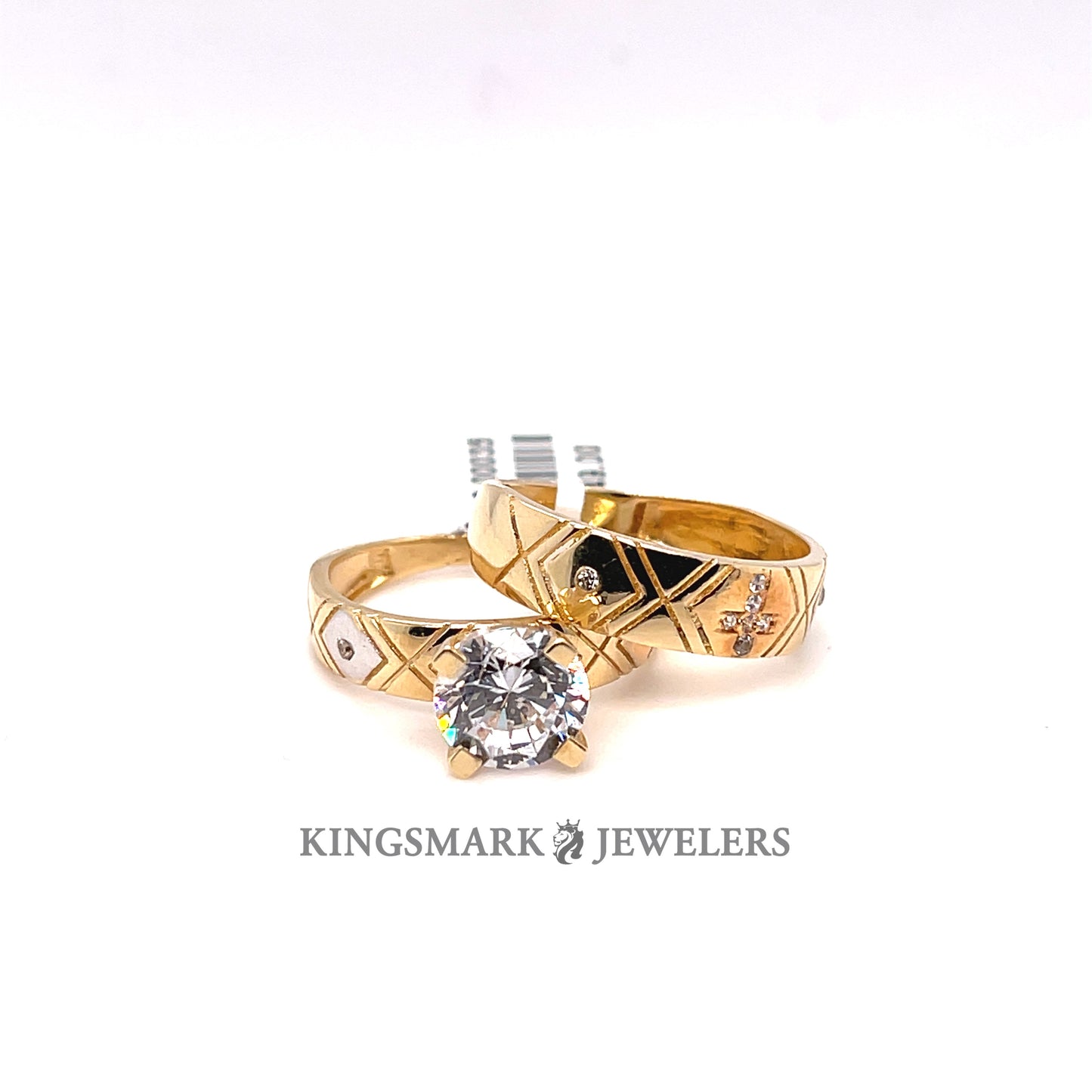 14K Gold Bridal Set