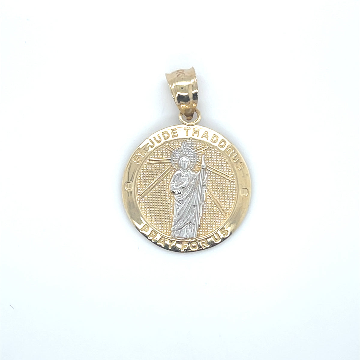 14K Y.Gold 2-Tone St. Jude Med