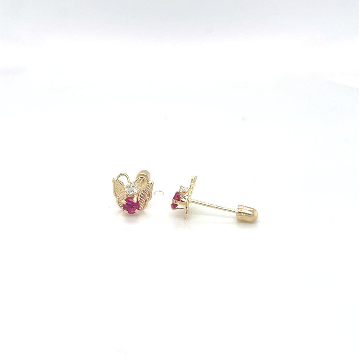 14KY Baby Screw Back Earrings