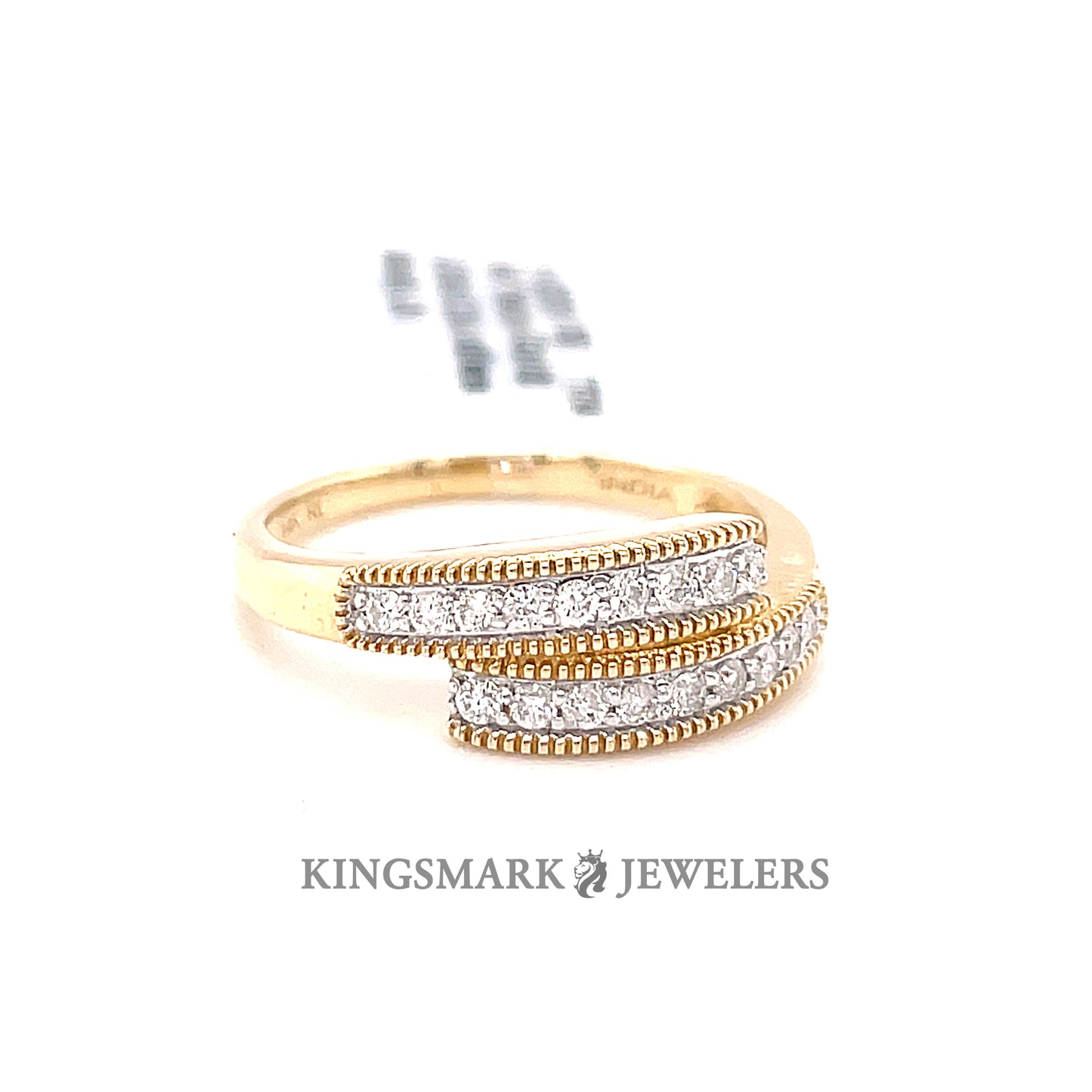14K Yellow Gold 0.25ct DIA Ladies Band J/I