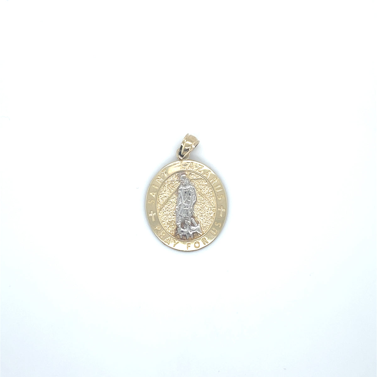 10KY Gold 2-Tone St. Lazarus M