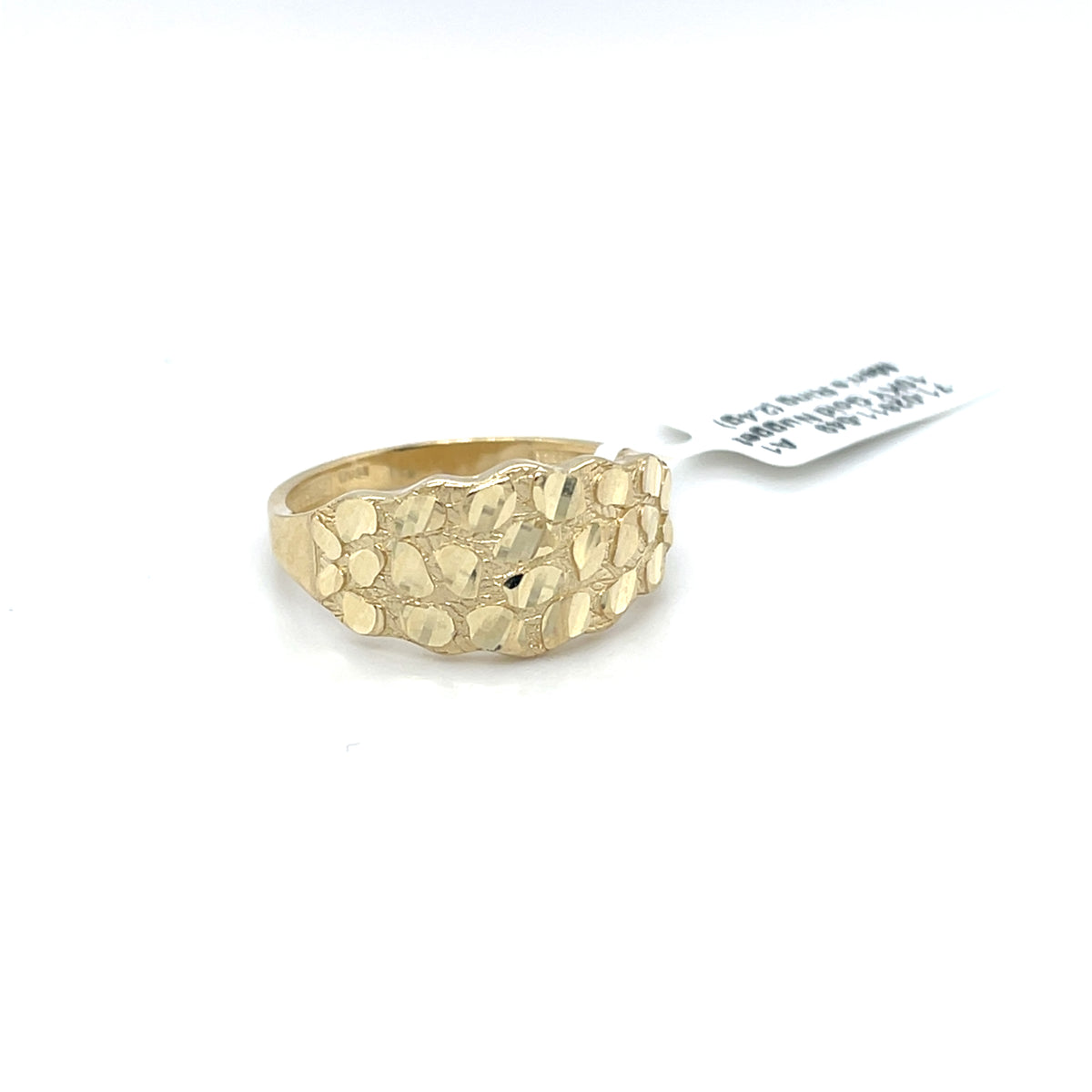 10KY Gold Nugget Men's Ring (2