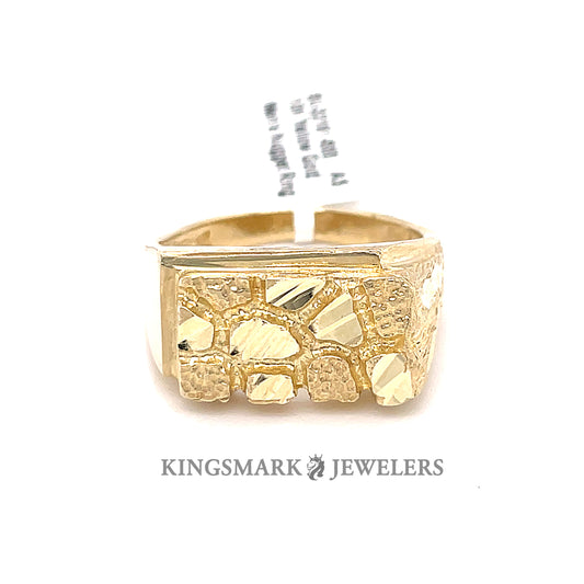 10K Gold Mens Ring