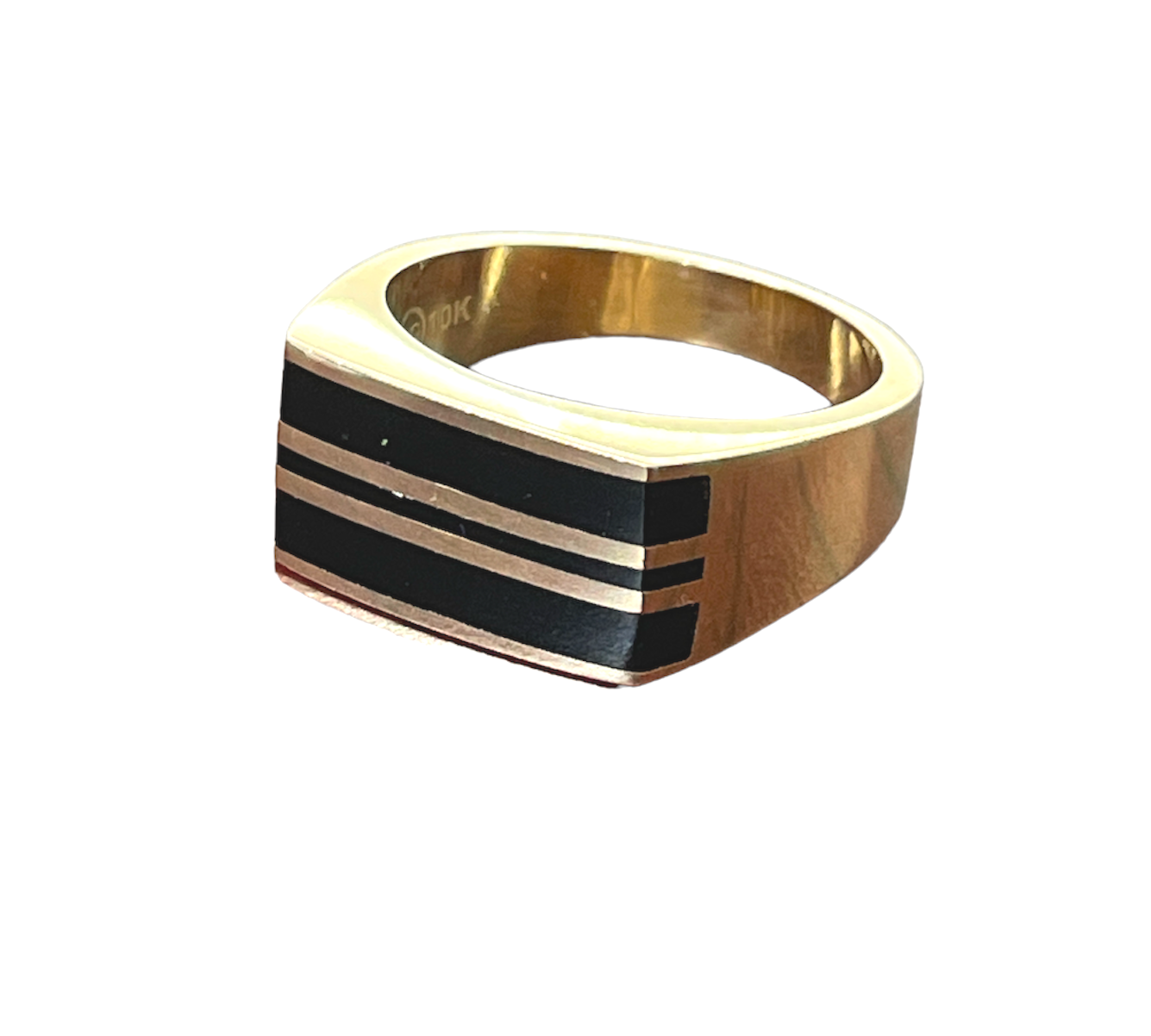 10K Gold Mens Ring