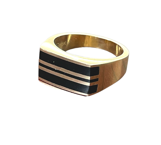 10K Gold Mens Ring