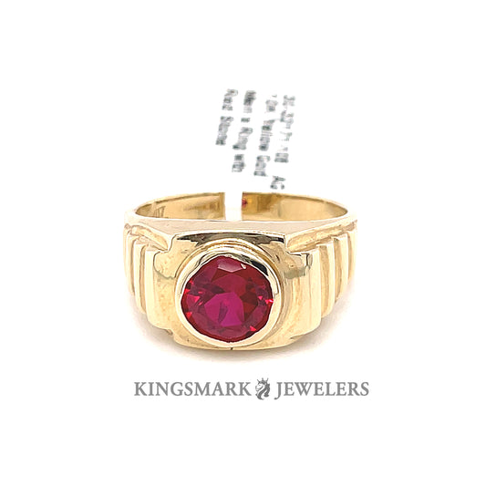 10K Gold Mens Ring