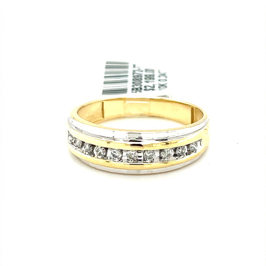 Diamond Wedding Bands - Men'