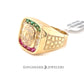 10K Gold Mens Ring