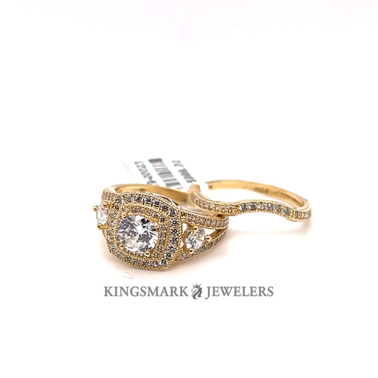 14K Gold Bridal Set
