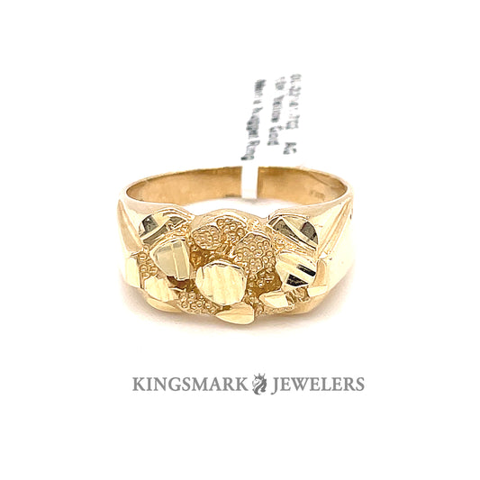 10K Gold Mens Ring