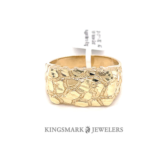 10K Gold Mens Ring