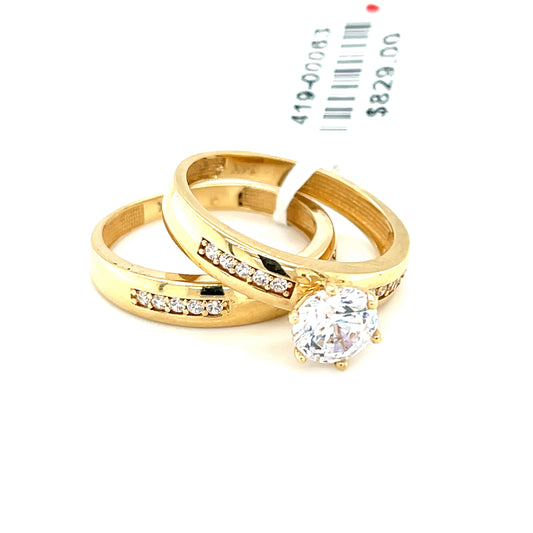 14K Gold Bridal Set