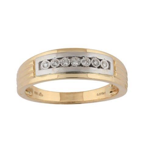 Diamond Wedding Bands - Men'