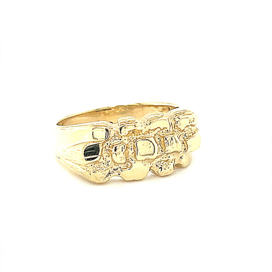 14K Gold Mens Ring