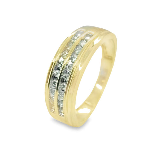 Diamond Wedding Bands - Men'