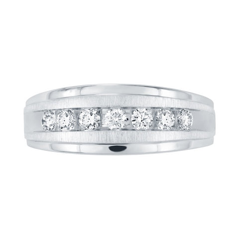 Diamond Wedding Bands - Men'