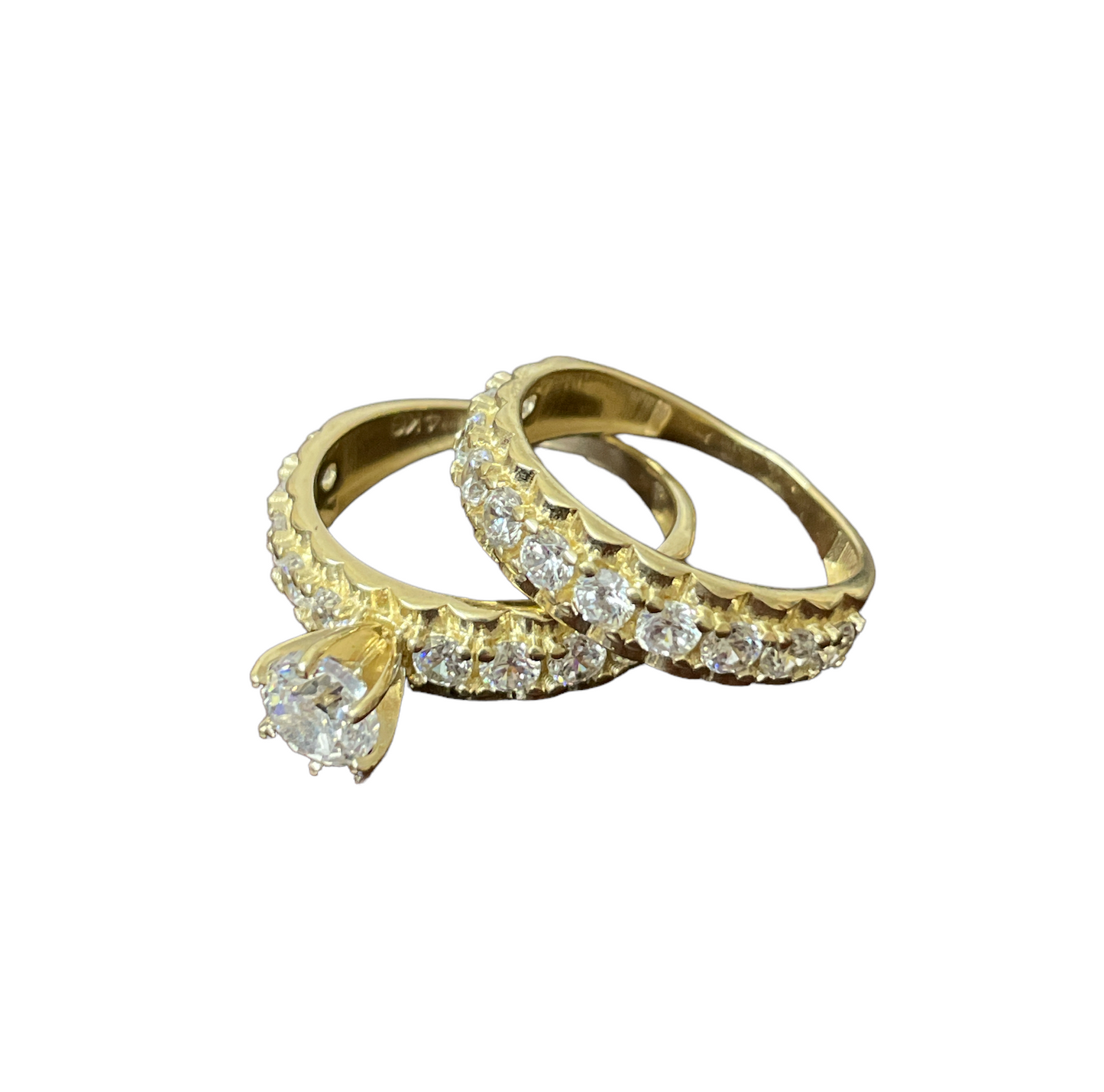 14K Gold Bridal Set