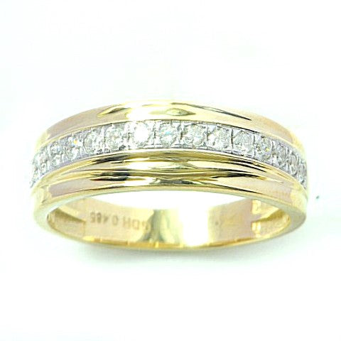 Diamond Wedding Bands - Men'