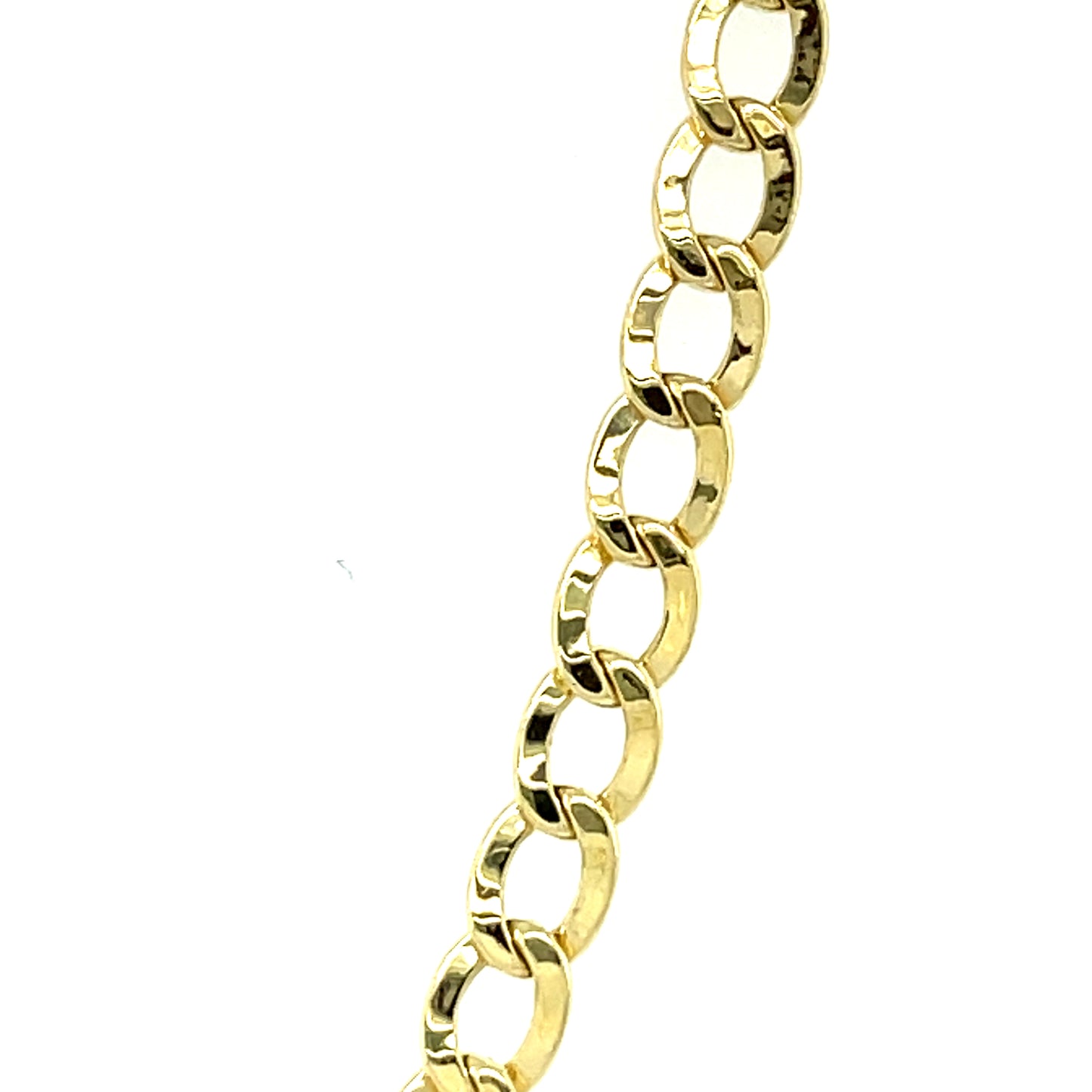 10K Y.Gold Semi-Solid Cuban Chain 3.5mm 20" (4.4g)