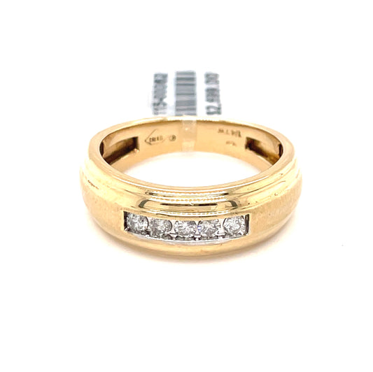 Diamond Wedding Bands - Men'