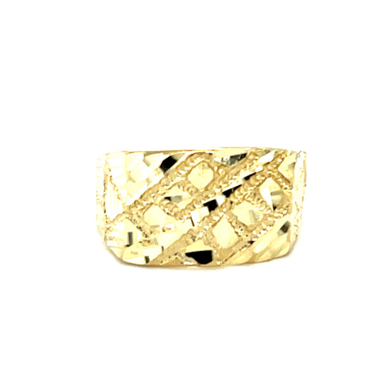 10K Gold Mens Ring