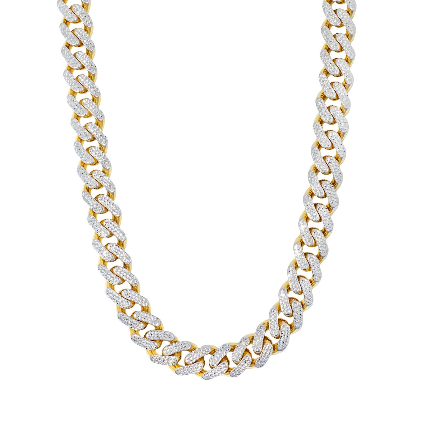 10K Y.Gold Monaco D/C Chain 9.5mm 24" (28.6g)