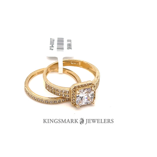 14K Gold Bridal Set