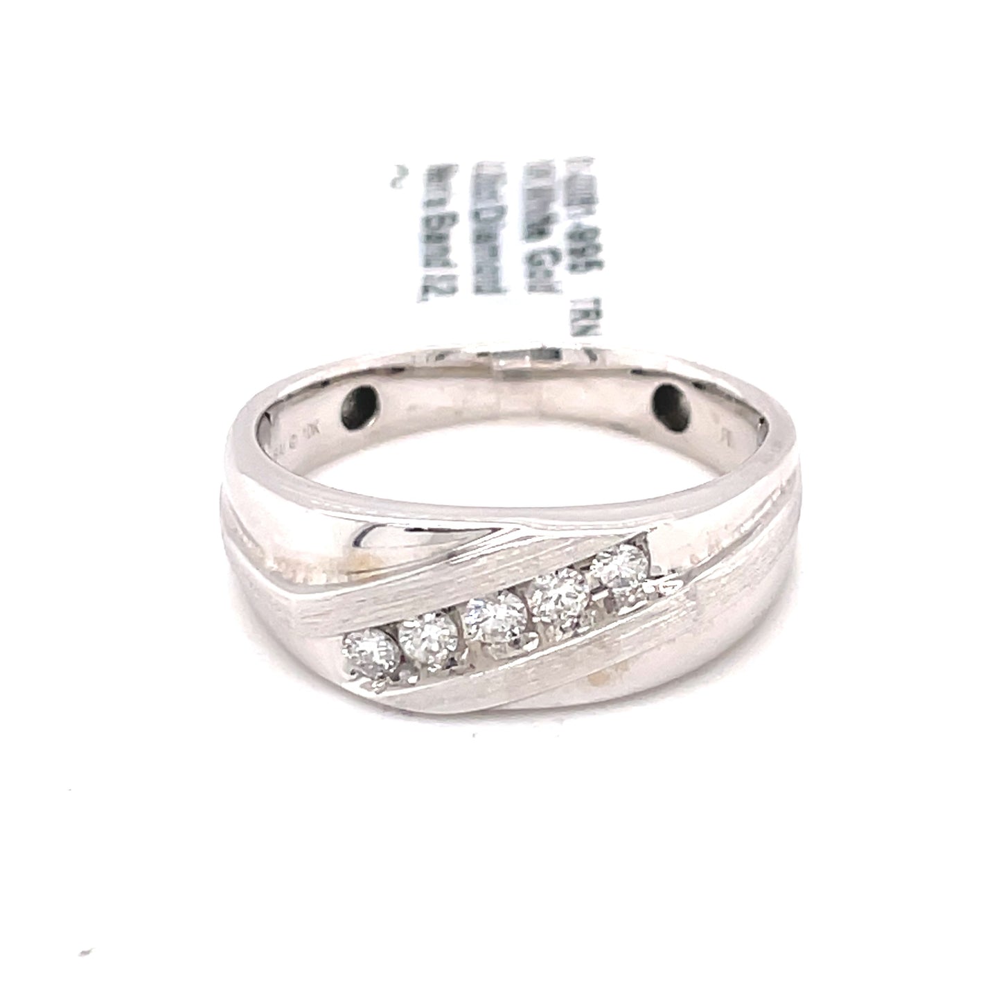 Diamond Wedding Bands - Men'