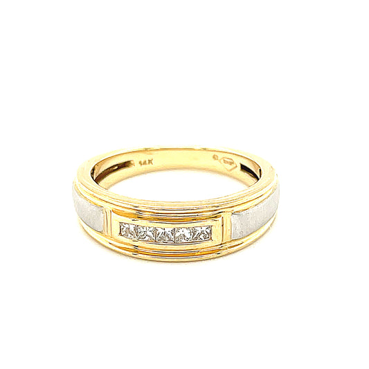 Diamond Wedding Bands - Men'