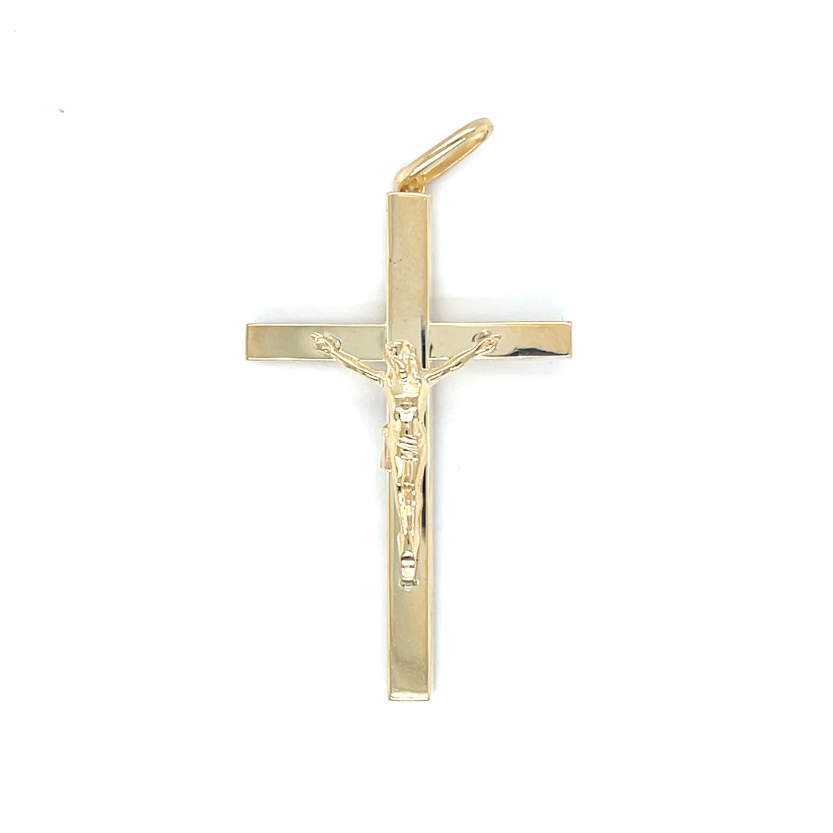10KY Gold Medium Crucifix Cros