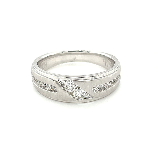 Diamond Wedding Bands - Men'