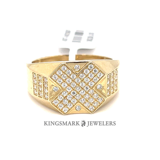 10K Gold Mens Ring