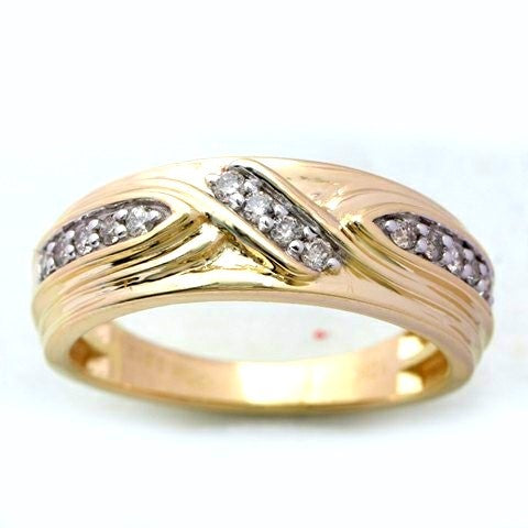 Diamond Wedding Bands - Men'