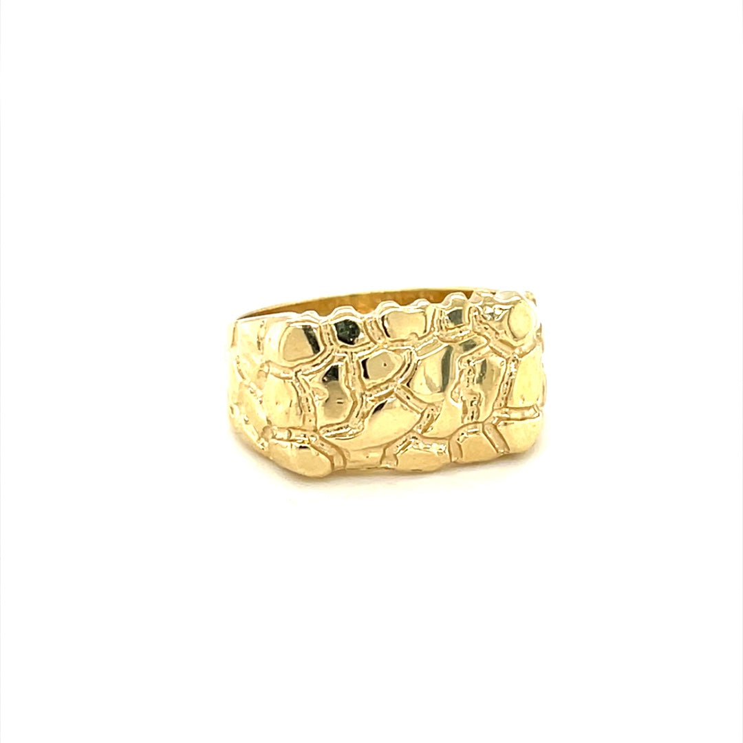 14K Gold Mens Ring