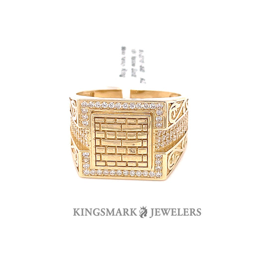 10K Gold Mens Ring