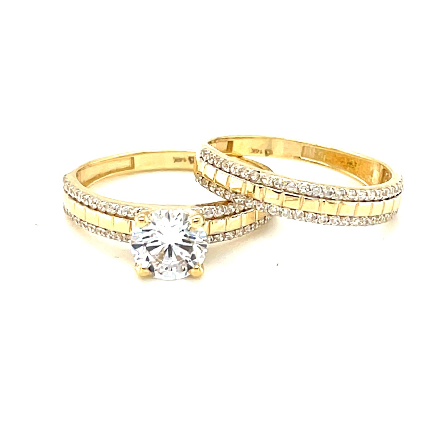 14K Gold Bridal Set