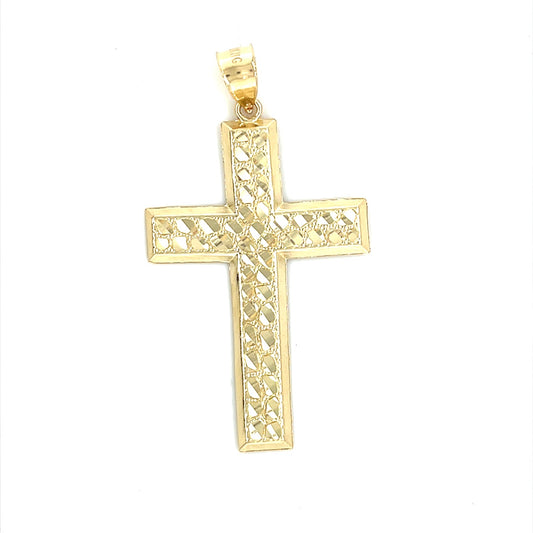 10K Y.Gold Charm Nugget Cross
(3.5 grams)
